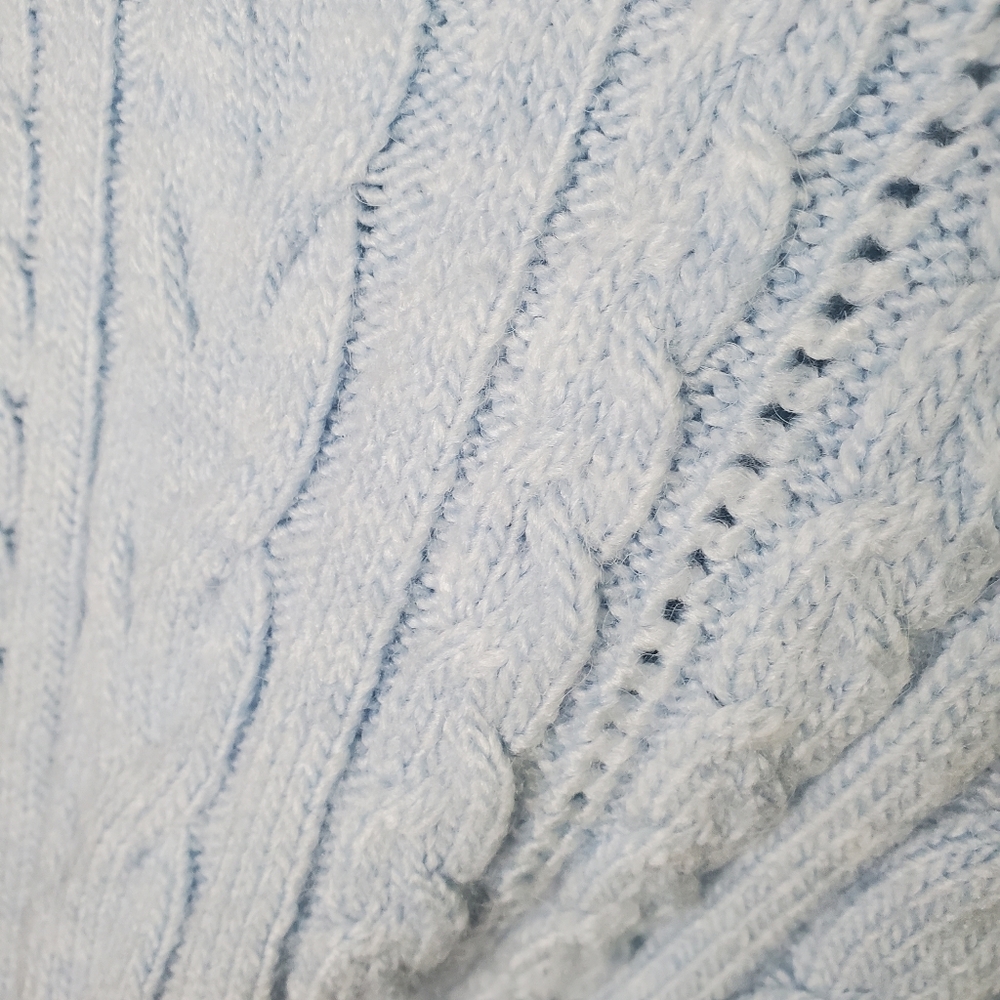 H&M Baby Blue Ruffle Sweater Size S - Picture 5 of 7